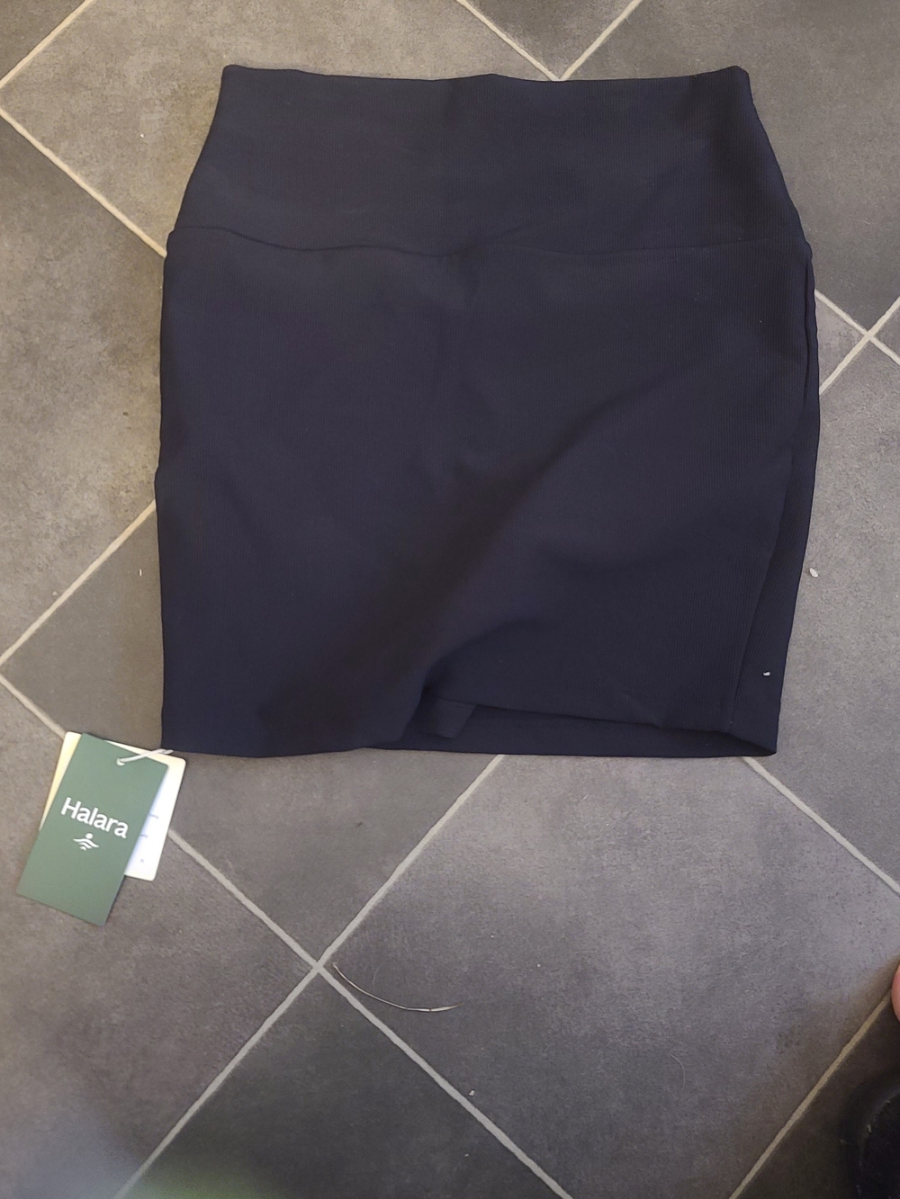 HALARA Black High-Waist Active Skort with Tag Patitoff Flow